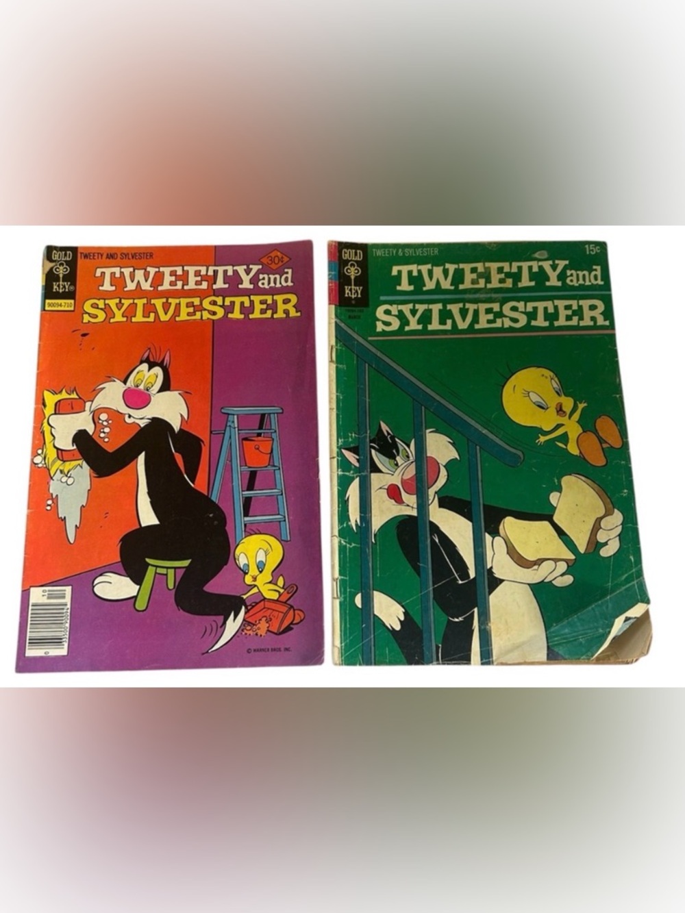 🎉2/$20 1970S VINTAGE TWEETY & SYLVESTER COMIC BOOKS COLLECTIBLE
